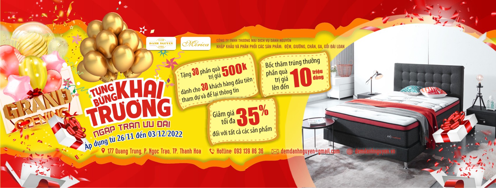 Tưng bừng khai trương Đệm Danh Nguyên