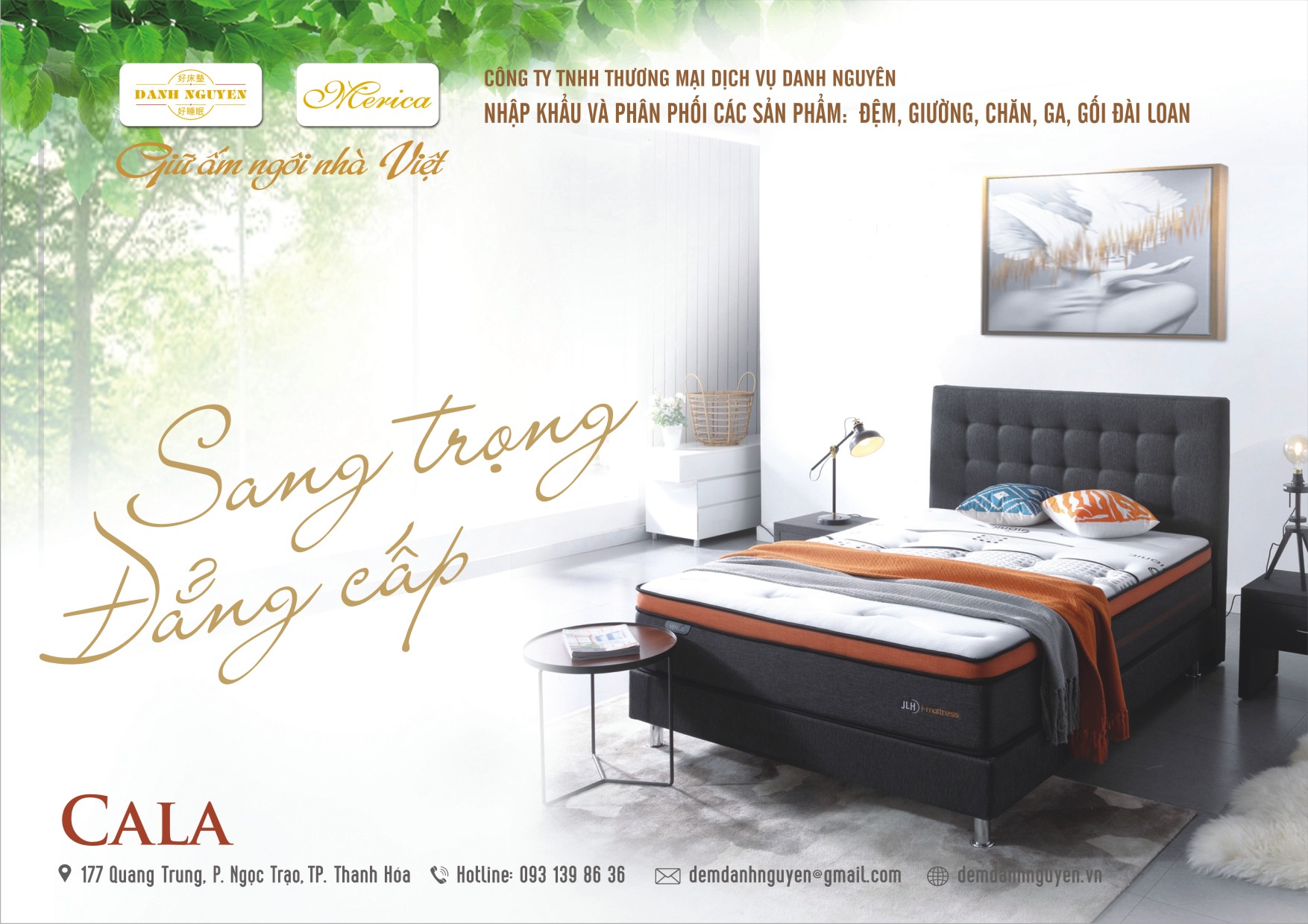 Bảo vệ cột sống của bạn ở mọi tư thế ngủ cùng đệm Cala