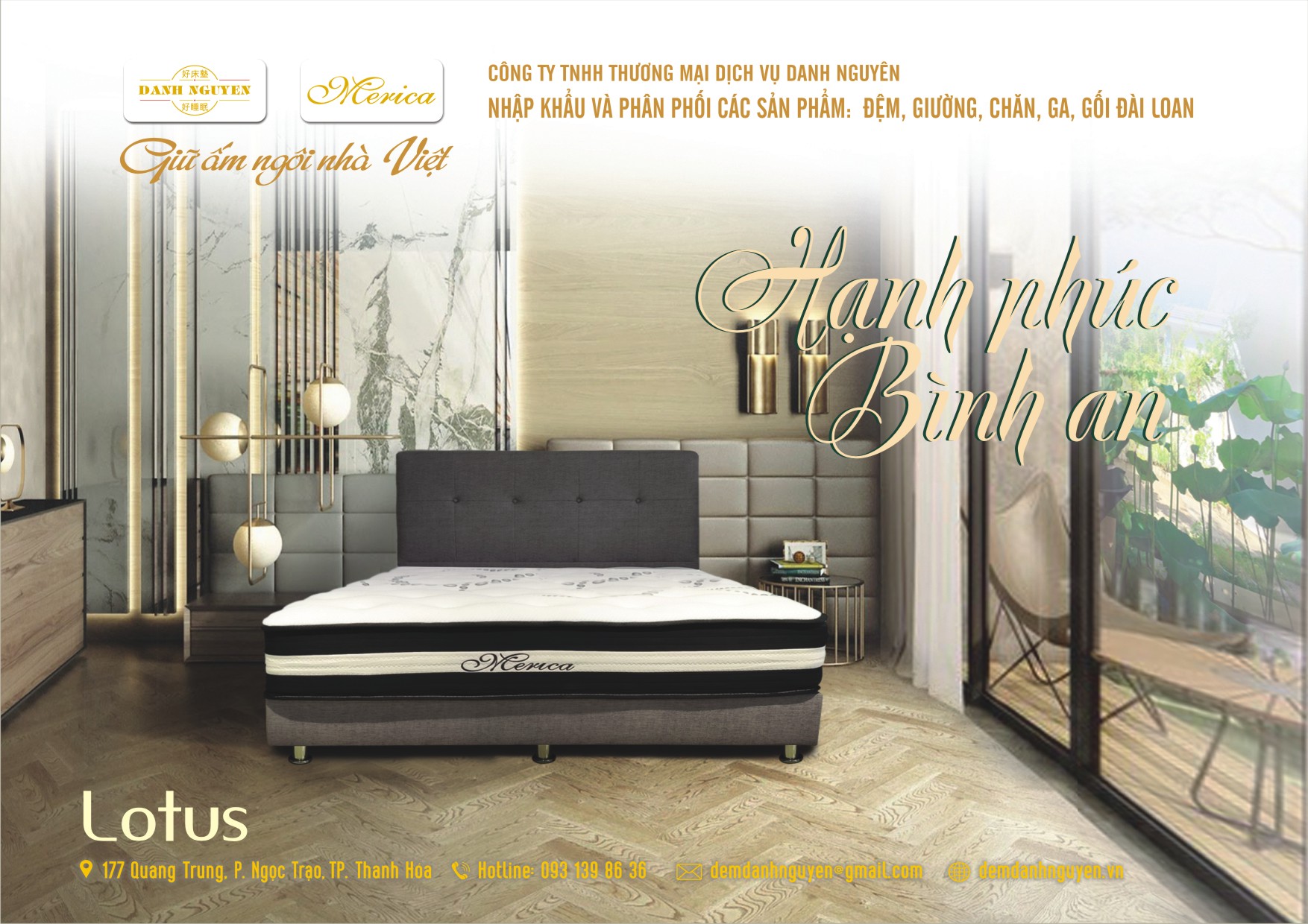 Đệm cao cấp Lotus